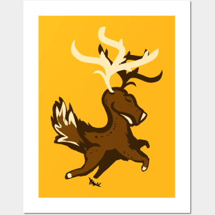 Animal deer spirit forest Posters and Art